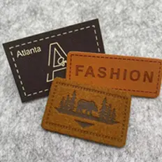 Leather label/tag