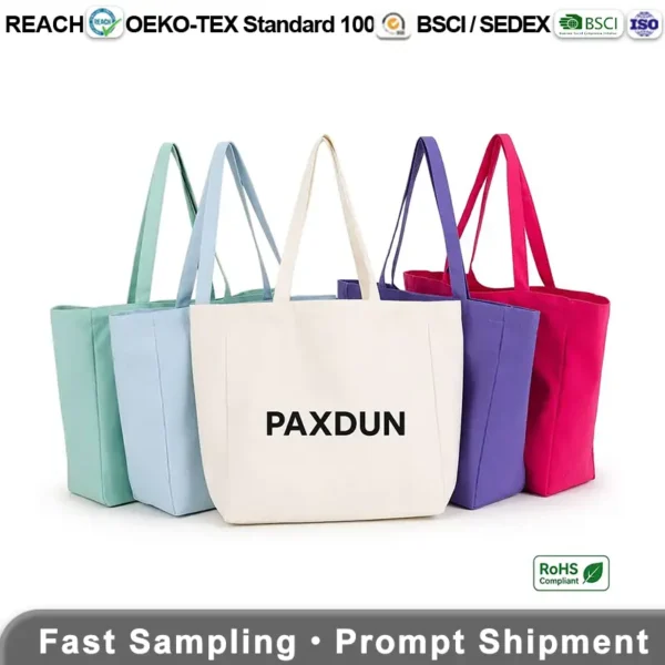 Eco-friendly canvas shopping bag